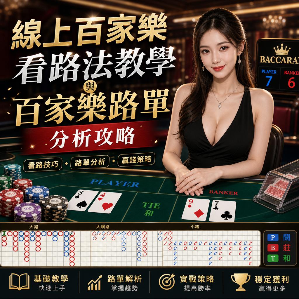 線上百家樂看路法教學與百家樂路單分析攻略