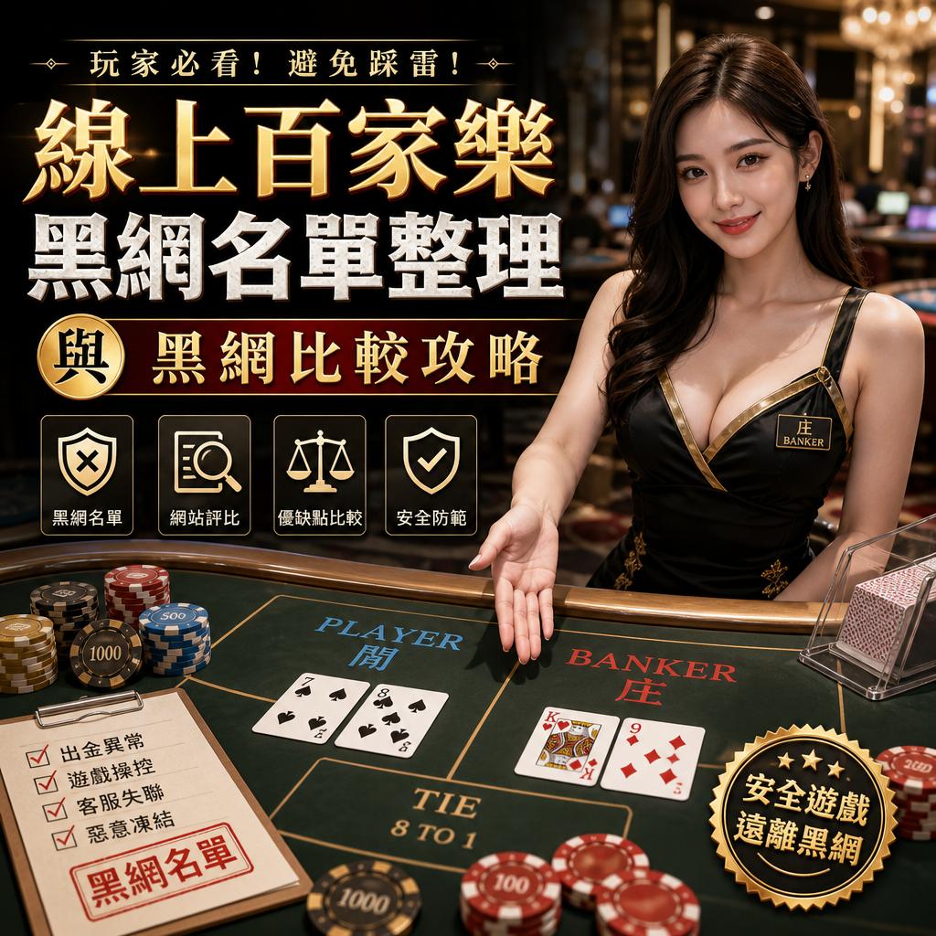 線上百家樂黑網名單整理與黑網比較攻略