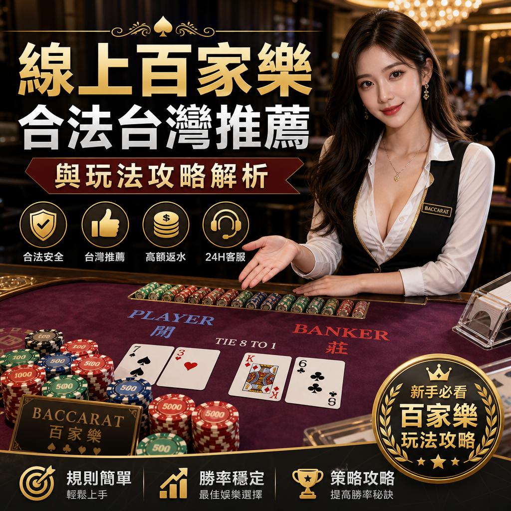 線上百家樂合法台灣推薦與玩法攻略解析